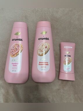 NEW Dove X Crumbl Body Wash and Deodorant Bundle